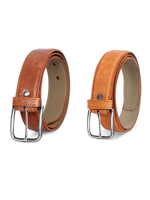 pack of 2 leatherette belts - 19230947 - Very Small Image - 1