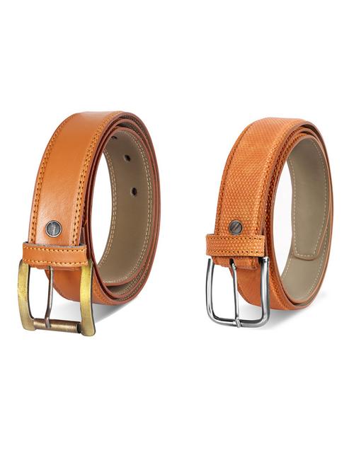 pack of 2 leatherette belts - 19230962 - Very Small Image - 1