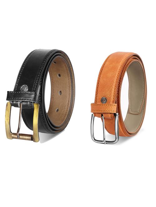pack of 2 leatherette belts - 19230968 - Very Small Image - 1