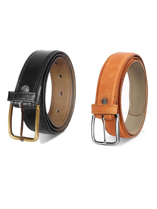 pack of 2 leatherette belts - 19230970 - Very Small Image - 1