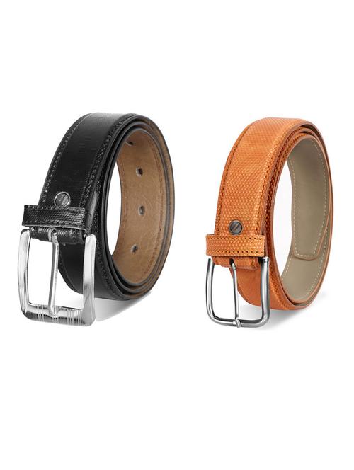 pack of 2 leatherette belts - 19230973 - Very Small Image - 1