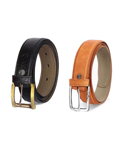 pack of 2 leatherette belts - 19230987 - Very Small Image - 1