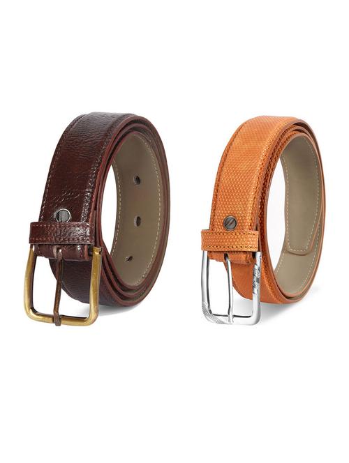 pack of 2 leatherette belts - 19230995 - Very Small Image - 1