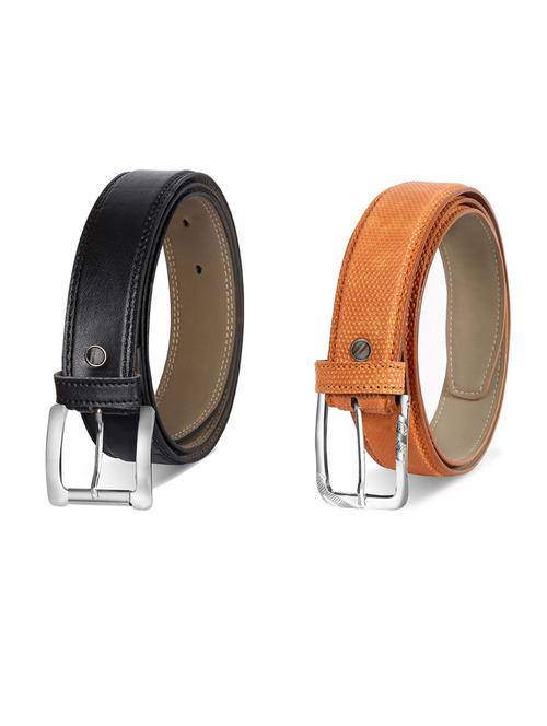 pack of 2 leatherette belts - 19231006 - Very Small Image - 1
