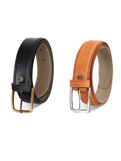 pack of 2 leatherette belts - 19231007 - Very Small Image - 1