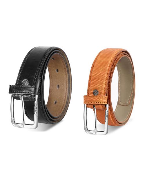 pack of 2 leatherette belts - 19231027 - Very Small Image - 1