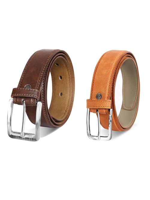 pack of 2 leatherette belts - 19231034 - Very Small Image - 1