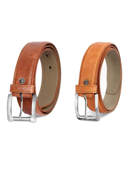pack of 2 leatherette belts - 19231054 - Very Small Image - 1