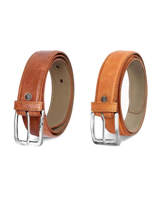 pack of 2 leatherette belts - 19231057 - Very Small Image - 1