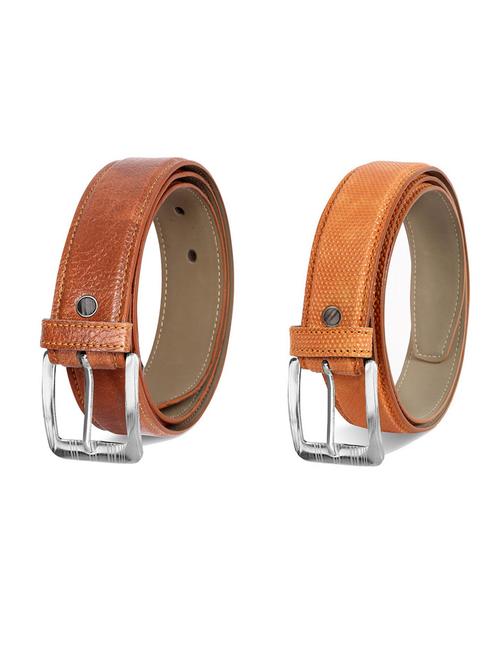 pack of 2 leatherette belts - 19231058 - Very Small Image - 1