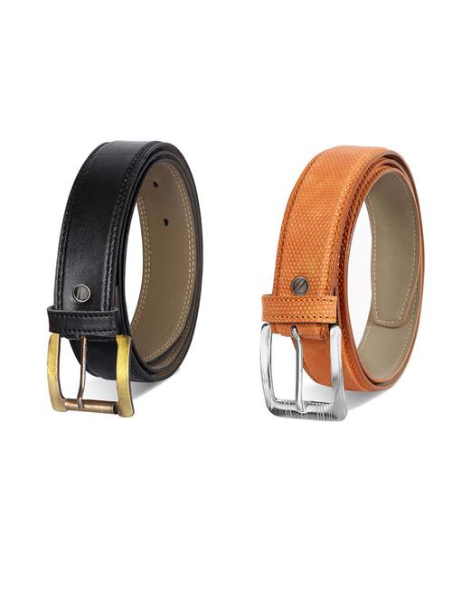 pack of 2 leatherette belts - 19231059 - Very Small Image - 1