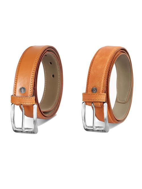 pack of 2 leatherette belts - 19231076 - Very Small Image - 1