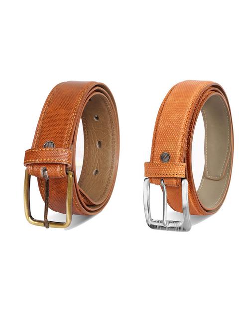 pack of 2 leatherette belts - 19231091 - Very Small Image - 1