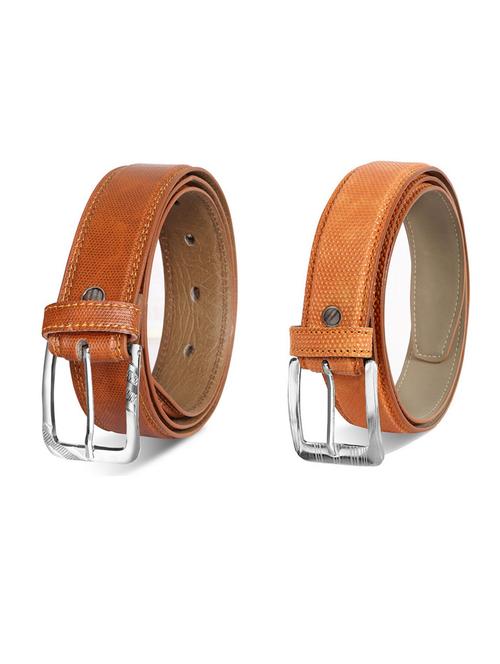 pack of 2 leatherette belts - 19231093 - Very Small Image - 1