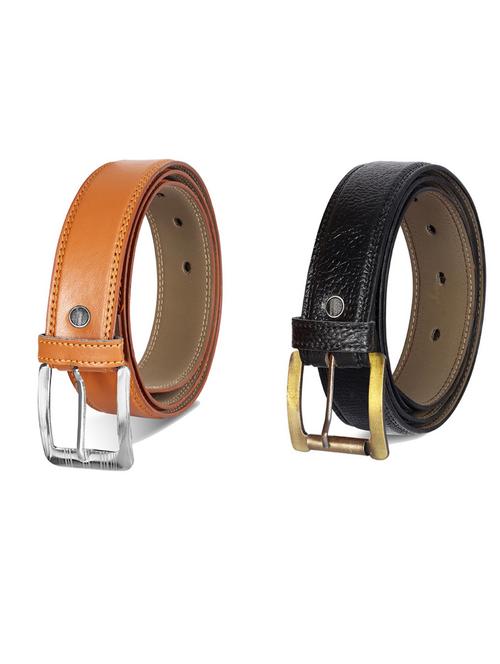 pack of 2 leatherette belts - 19231129 - Very Small Image - 1