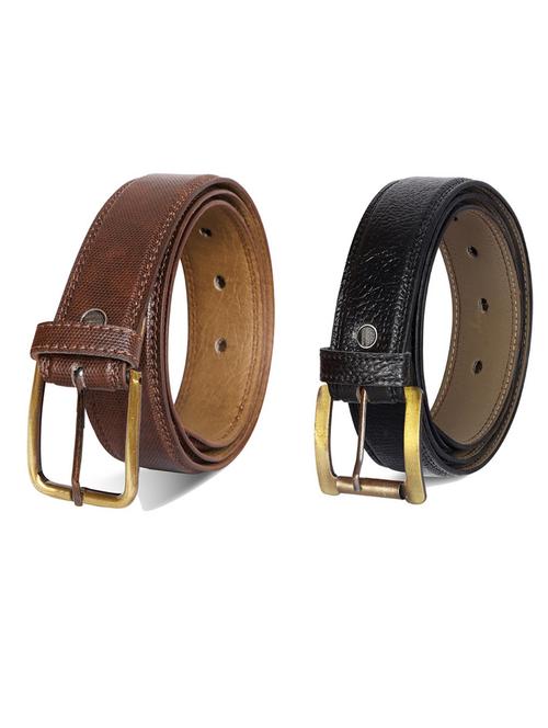 pack of 2 leatherette belts - 19231138 - Very Small Image - 1