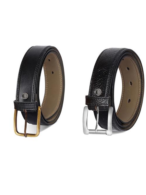 pack of 2 leatherette belts - 19231166 - Very Small Image - 1