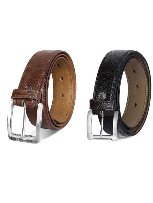 pack of 2 leatherette belts - 19231193 - Very Small Image - 1