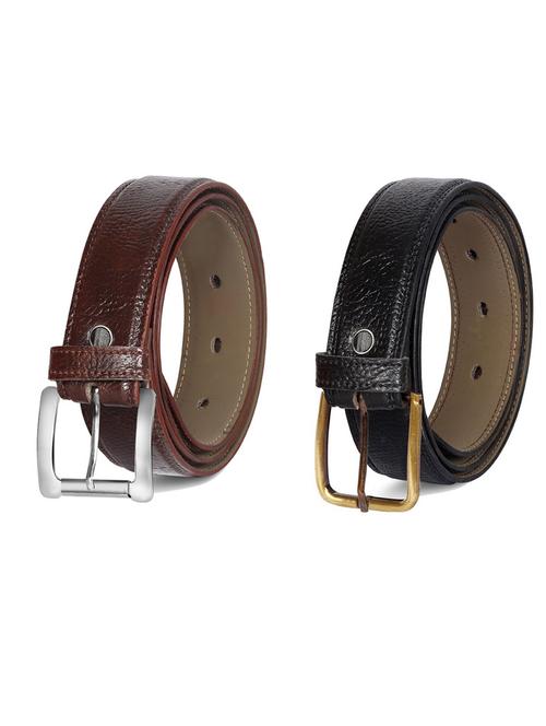 pack of 2 leatherette belts - 19231204 - Very Small Image - 1