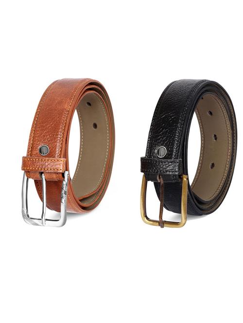 pack of 2 leatherette belts - 19231213 - Very Small Image - 1