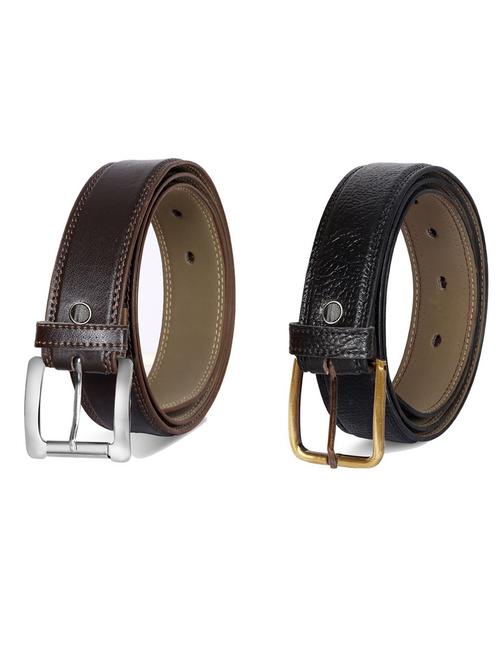 pack of 2 leatherette belts - 19231222 - Very Small Image - 1