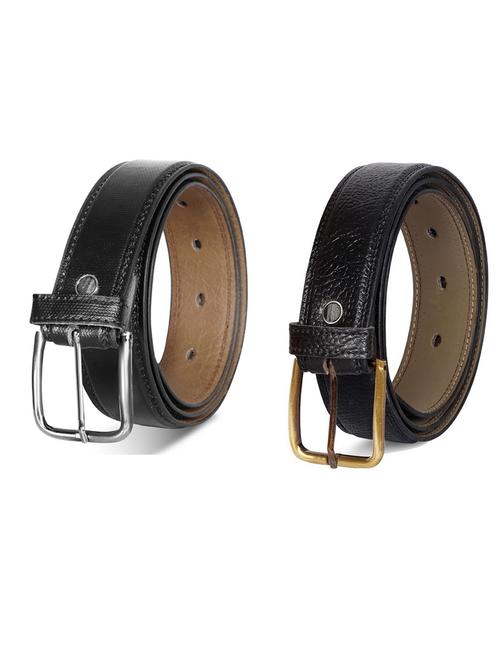 pack of 2 leatherette belts - 19231236 - Very Small Image - 1