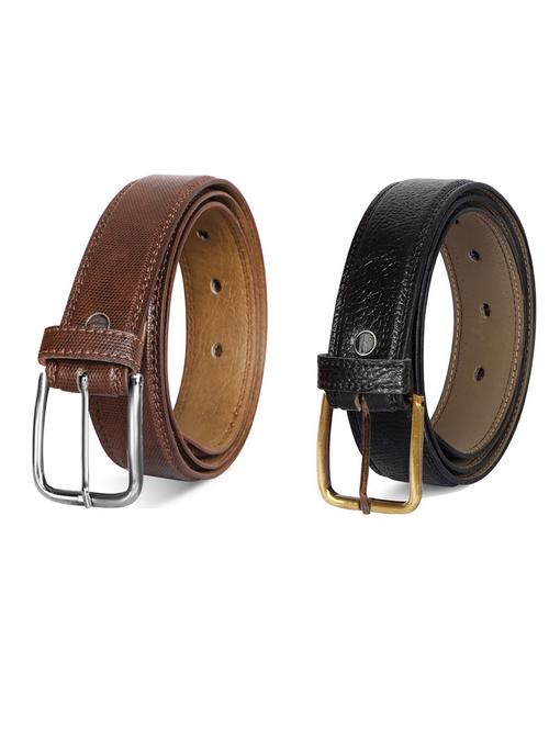 pack of 2 leatherette belts - 19231242 - Very Small Image - 1