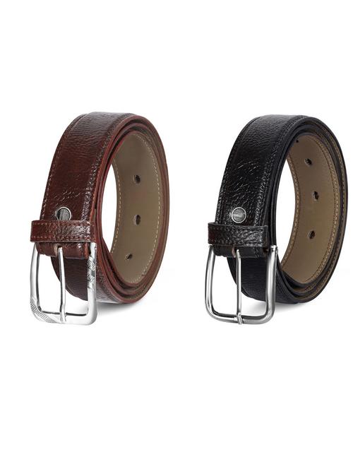 pack of 2 leatherette belts - 19231257 - Very Small Image - 1
