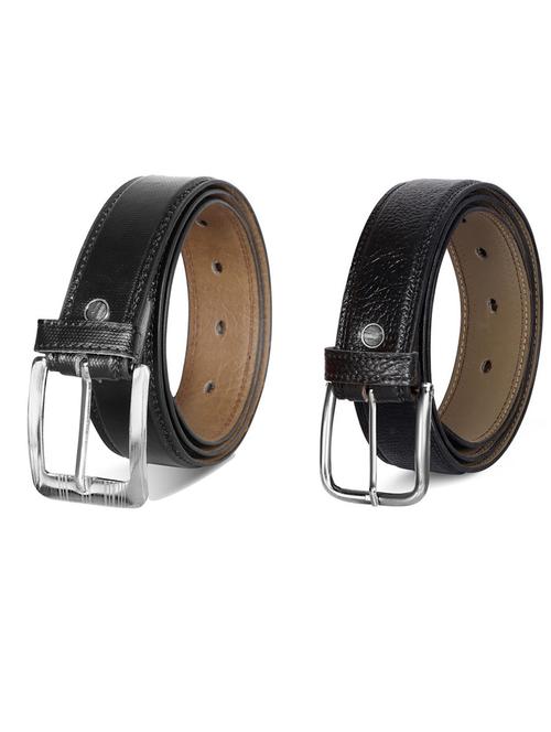 pack of 2 leatherette belts - 19231288 - Very Small Image - 1