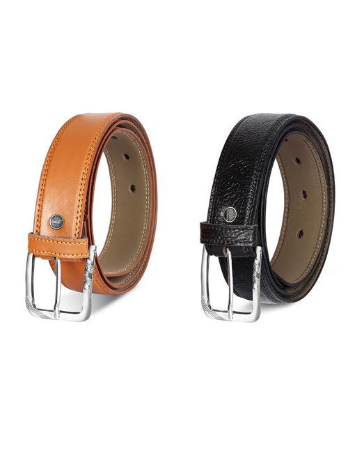 pack of 2 leatherette belts - 19231330 - Very Small Image - 1