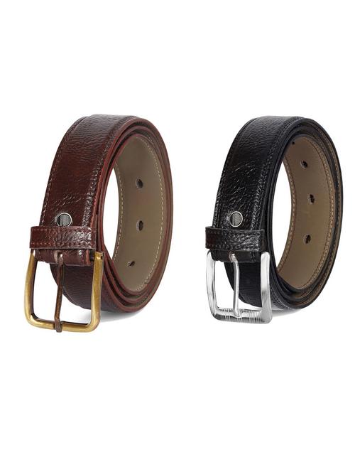 pack of 2 leatherette belts - 19231352 - Very Small Image - 1