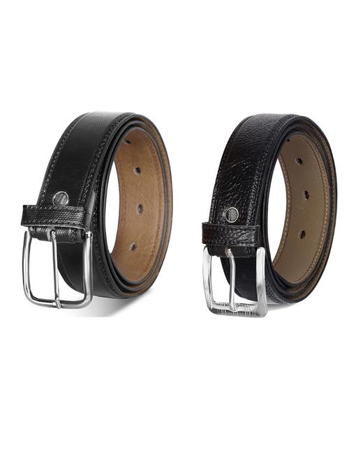 pack of 2 leatherette belts - 19231383 - Very Small Image - 1