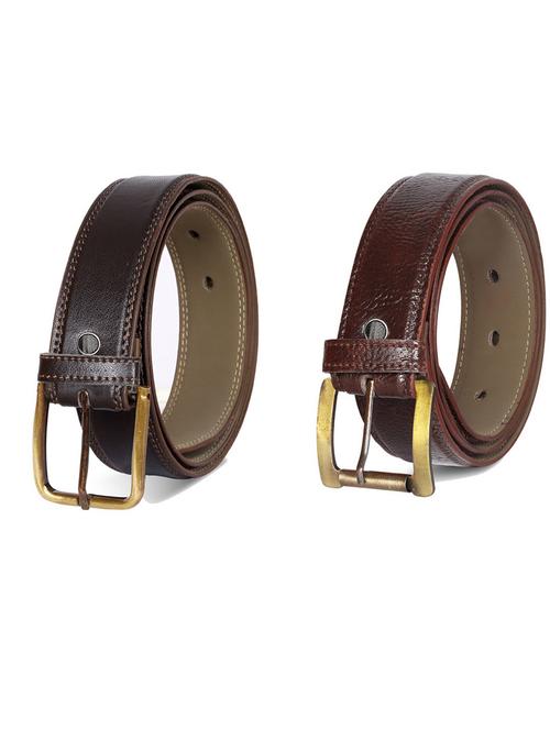pack of 2 leatherette belts - 19231417 - Very Small Image - 1