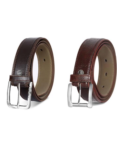 pack of 2 leatherette belt - 19231465 - Very Small Image - 1