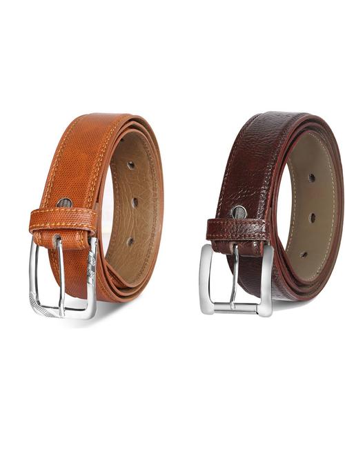 pack of 2 leatherette belt - 19231489 - Very Small Image - 1