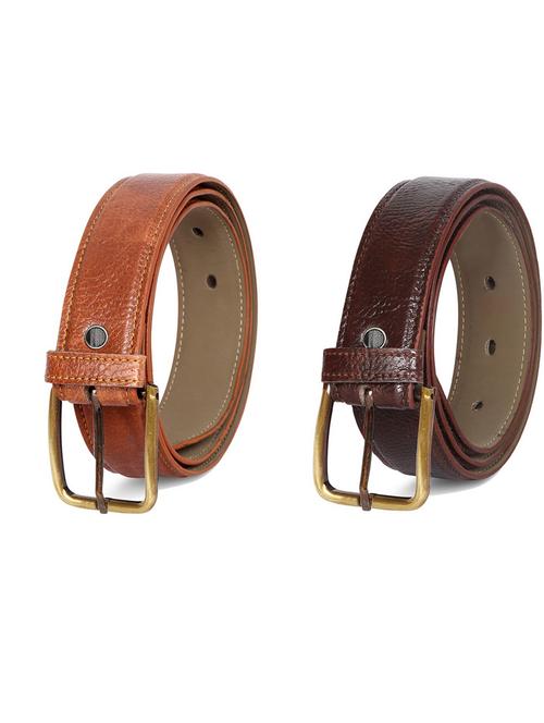 pack of 2 leatherette belt - 19231496 - Very Small Image - 1