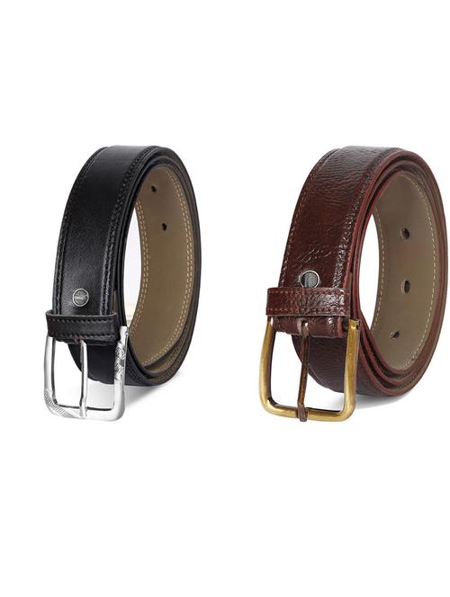 pack of 2 leatherette belt - 19231504 - Very Small Image - 1
