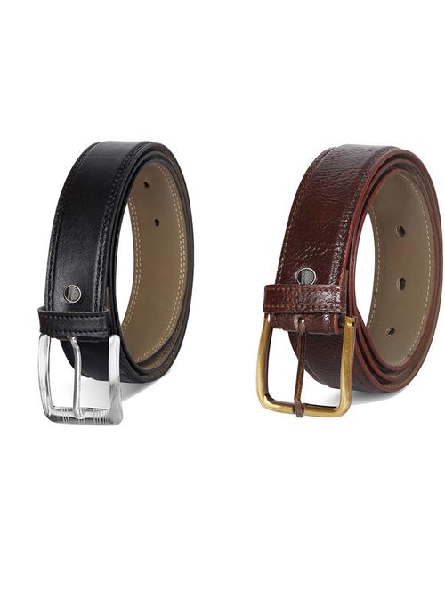 pack of 2 leatherette belt - 19231505 - Very Small Image - 1