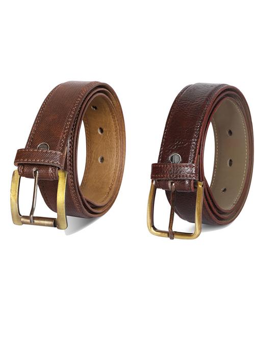 pack of 2 leatherette belt - 19231524 - Very Small Image - 1