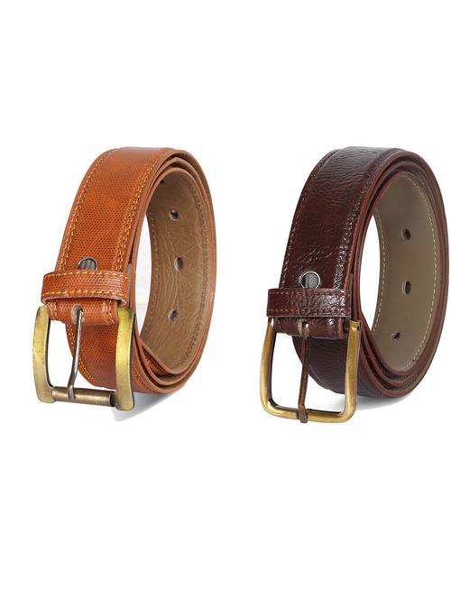 pack of 2 leatherette belt - 19231530 - Very Small Image - 1
