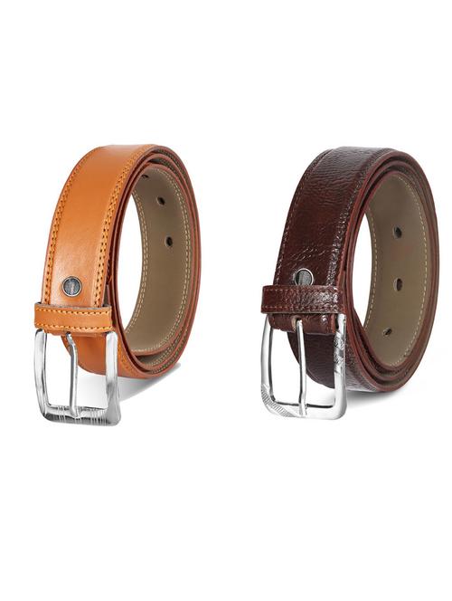 pack of 2 leatherette belt - 19231604 - Very Small Image - 1