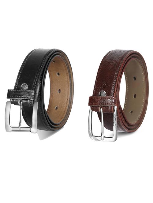 pack of 2 leatherette belt - 19231606 - Very Small Image - 1