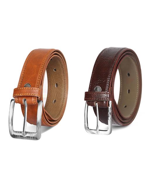 pack of 2 leatherette belt - 19231622 - Very Small Image - 1