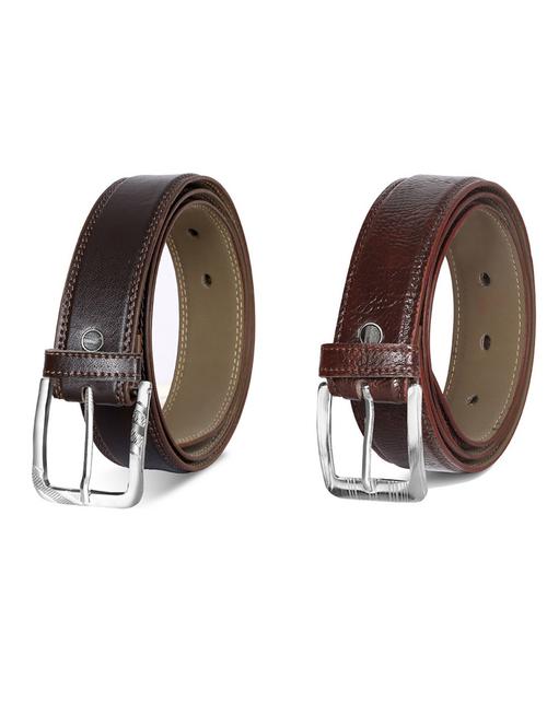 pack of 2 leatherette belt - 19231639 - Very Small Image - 1