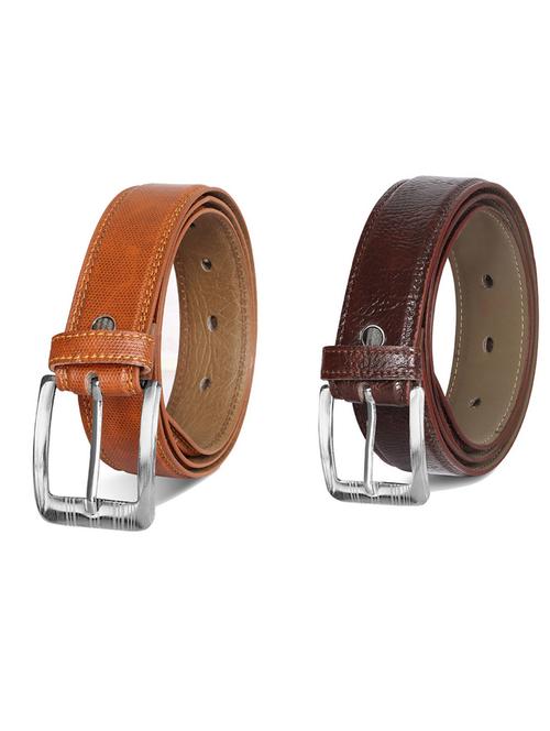 pack of 2 leatherette belt - 19231664 - Very Small Image - 1