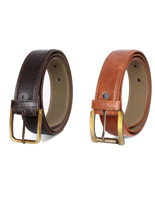 pack of 2 leatherette belt - 19231678 - Very Small Image - 1