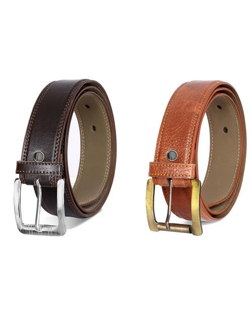 pack of 2 leatherette belt - 19231681 - Very Small Image - 1