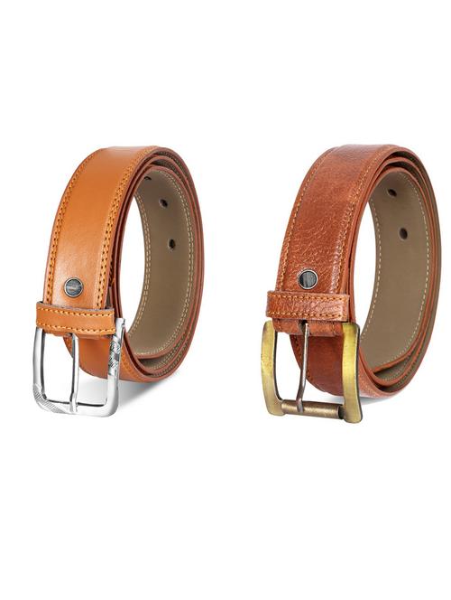 pack of 2 leatherette belt - 19231686 - Very Small Image - 1