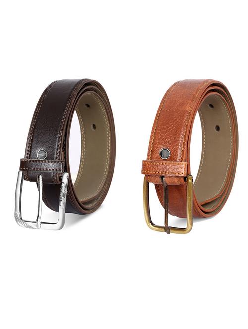 pack of 2 leatherette belt - 19231759 - Very Small Image - 1