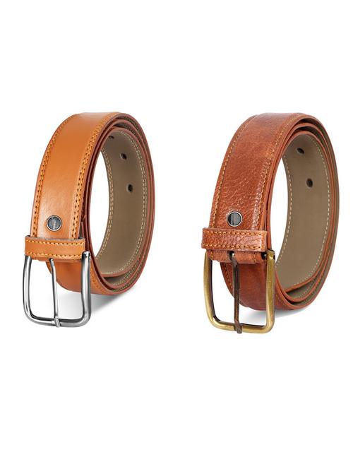 pack of 2 leatherette belt - 19231764 - Very Small Image - 1